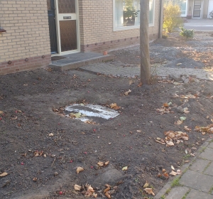 Renovatie van een voortuin Hoveniersbedrijf C.K. van Mourik Geldermalsen - Tiel - Culemborg